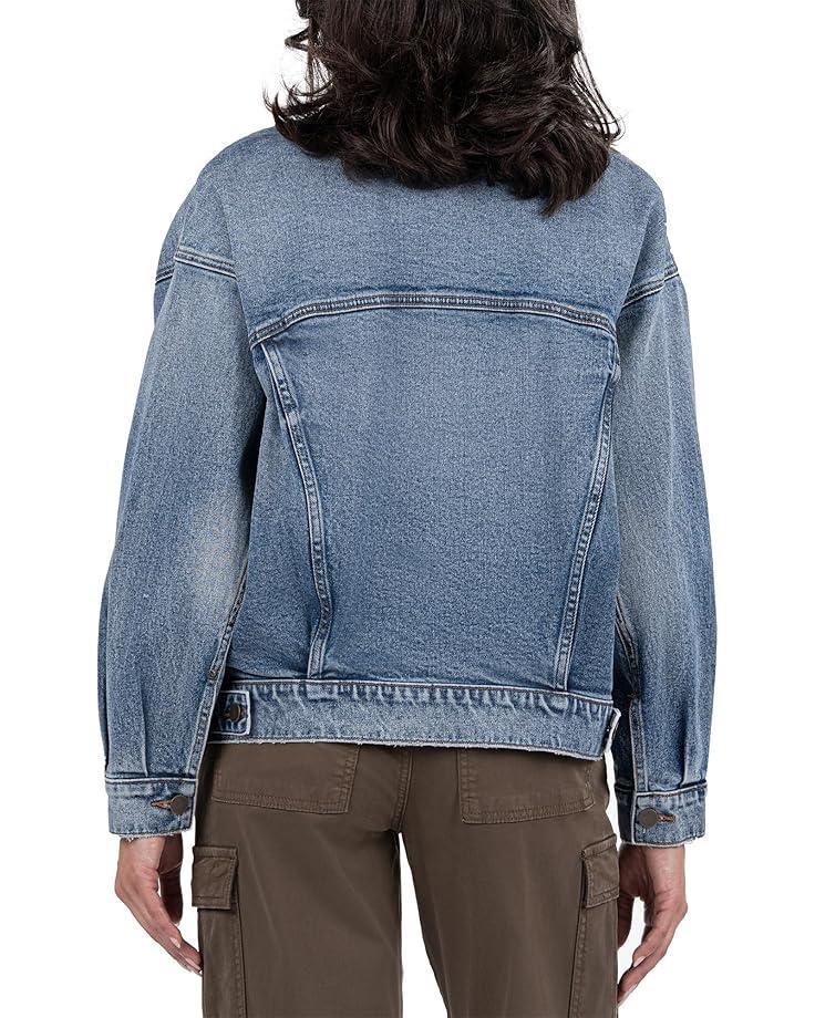 Julia Crop Jacket w/ Drop Shoulder-Regular Waistband Product Image
