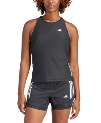 Women's adidas Own The Run Running Tank Top, Size: XS, Black Product Image