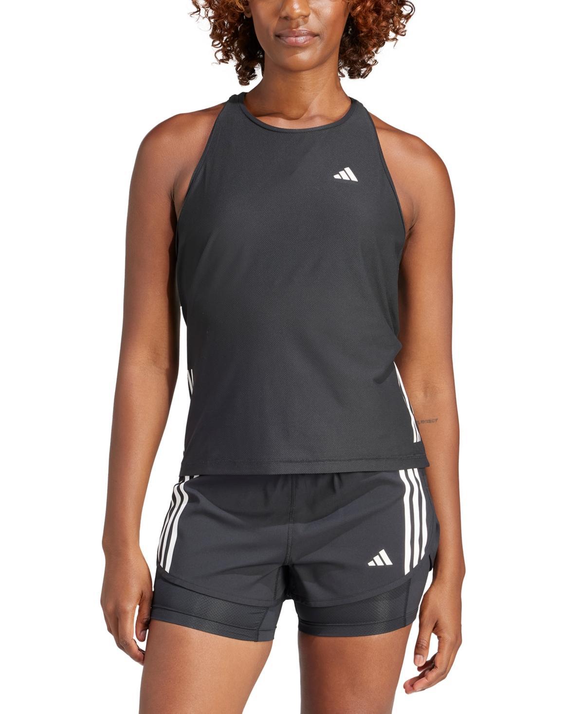 Women's adidas Own The Run Running Tank Top, Size: XS, Black Product Image