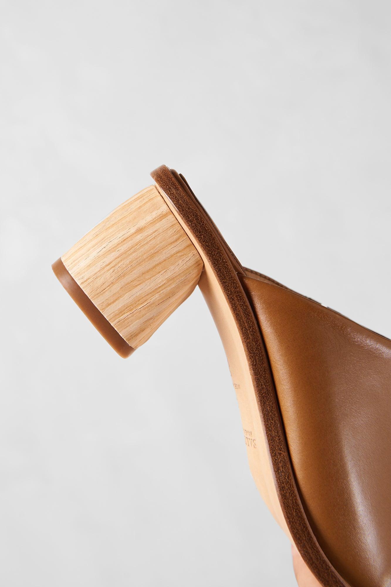 Alohas Josie Leather Sandal - Tan Product Image
