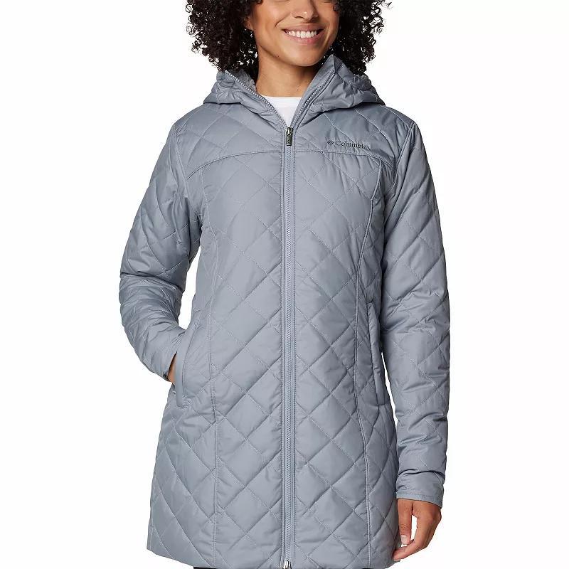 Women's Columbia Copper Crest II Long Jacket, Size: Small, Stone Green Product Image