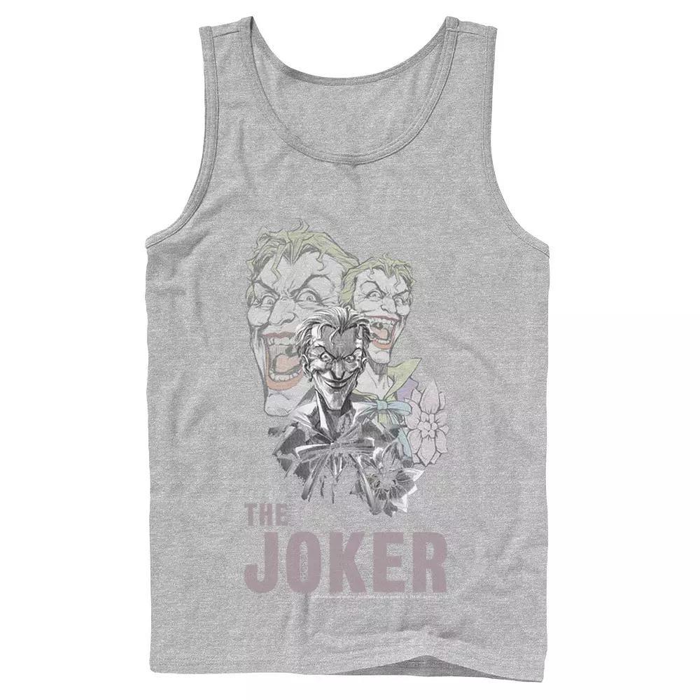 Men's DC Comics The Joker Collage Tank Top, Size: Large, White Product Image