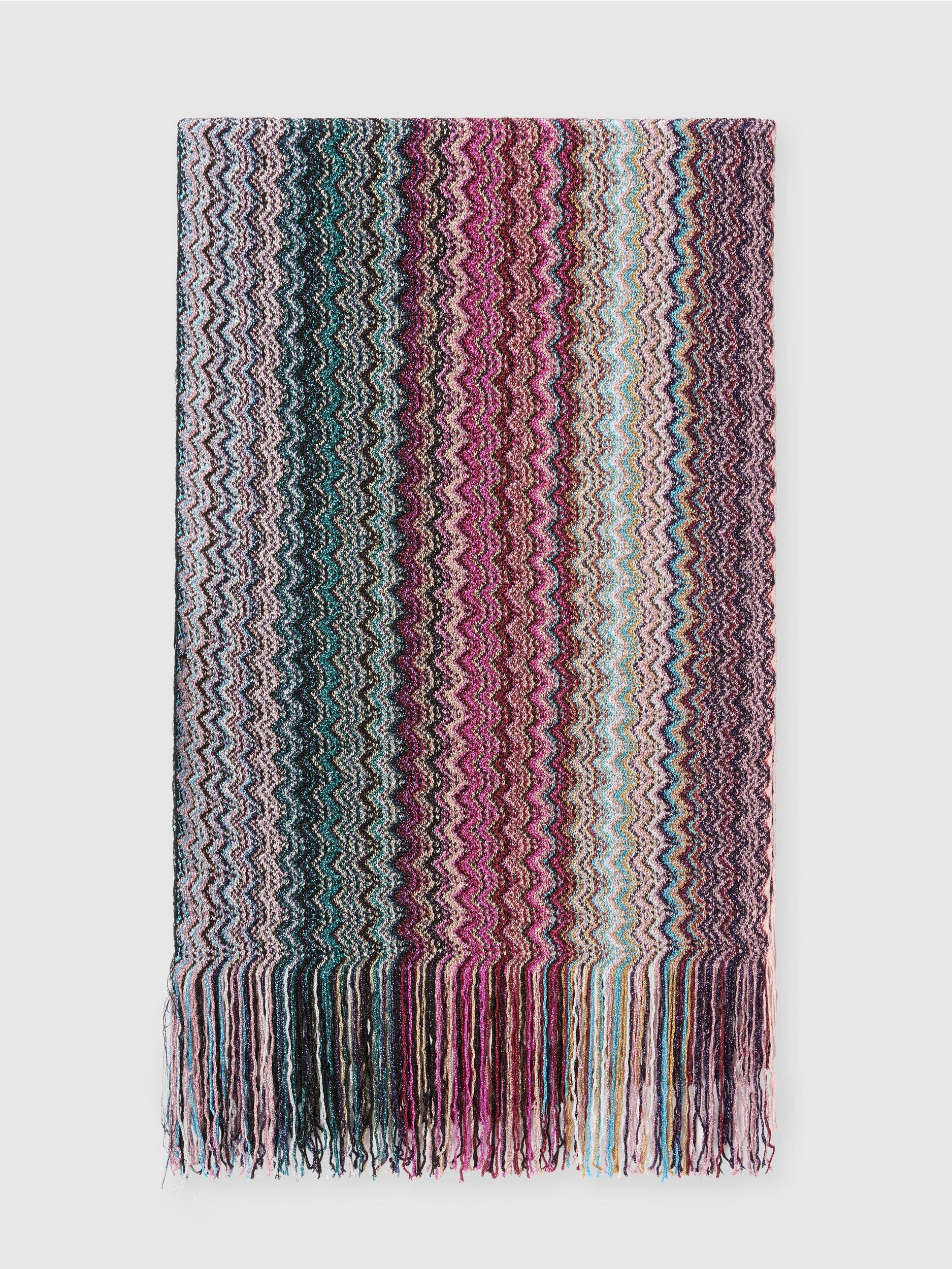Viscose-blend scarf with fringes Product Image