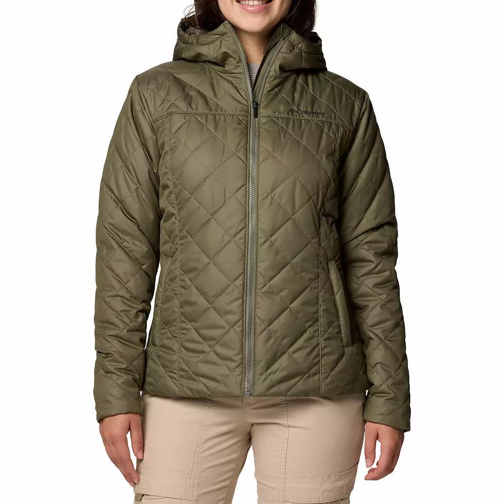 Women's Columbia Copper Crest II Hooded Jacket, Size: XXL, Serenity Product Image