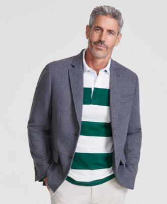 Club Room Mens Hemingway Regular-Fit Herringbone Blazer, Created for Macys Product Image