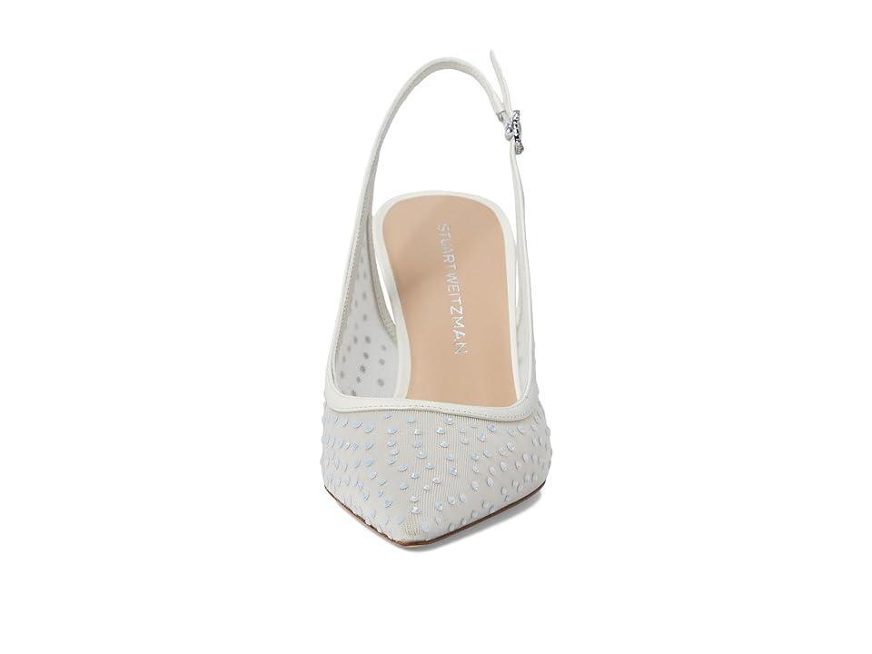 Stuart Weitzman Womens Emilia Mesh 85 Slingback High Heel Pumps Product Image