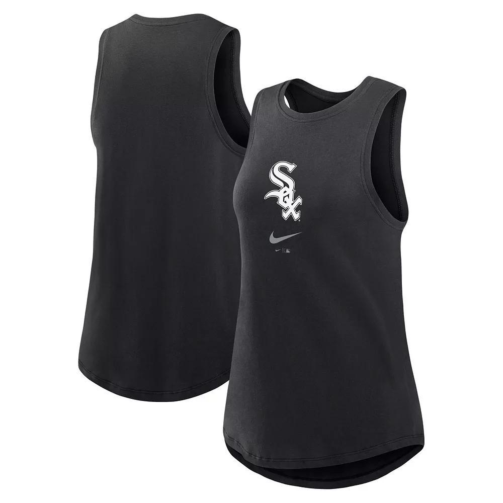 Women's Nike Royal Los Angeles Dodgers Legacy Icon High Neck Fashion Tank Top, Size: Small, Blue Product Image