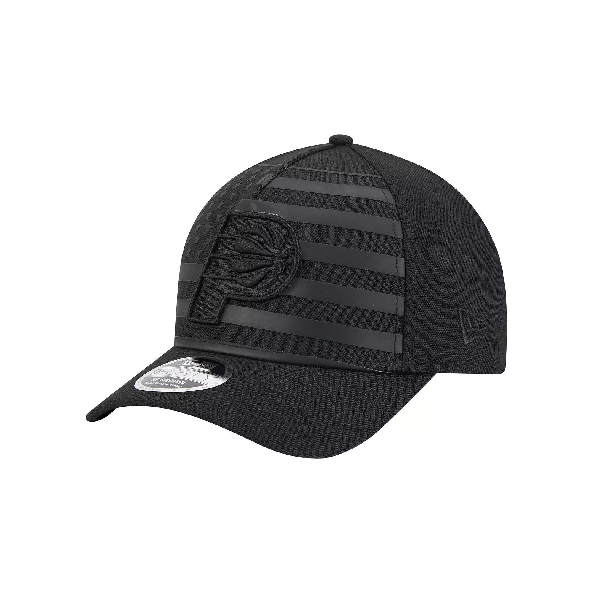 Men's New Era  Black Chicago Bulls Game Day Flag A-Frame 9FORTY Adjustable Hat Product Image