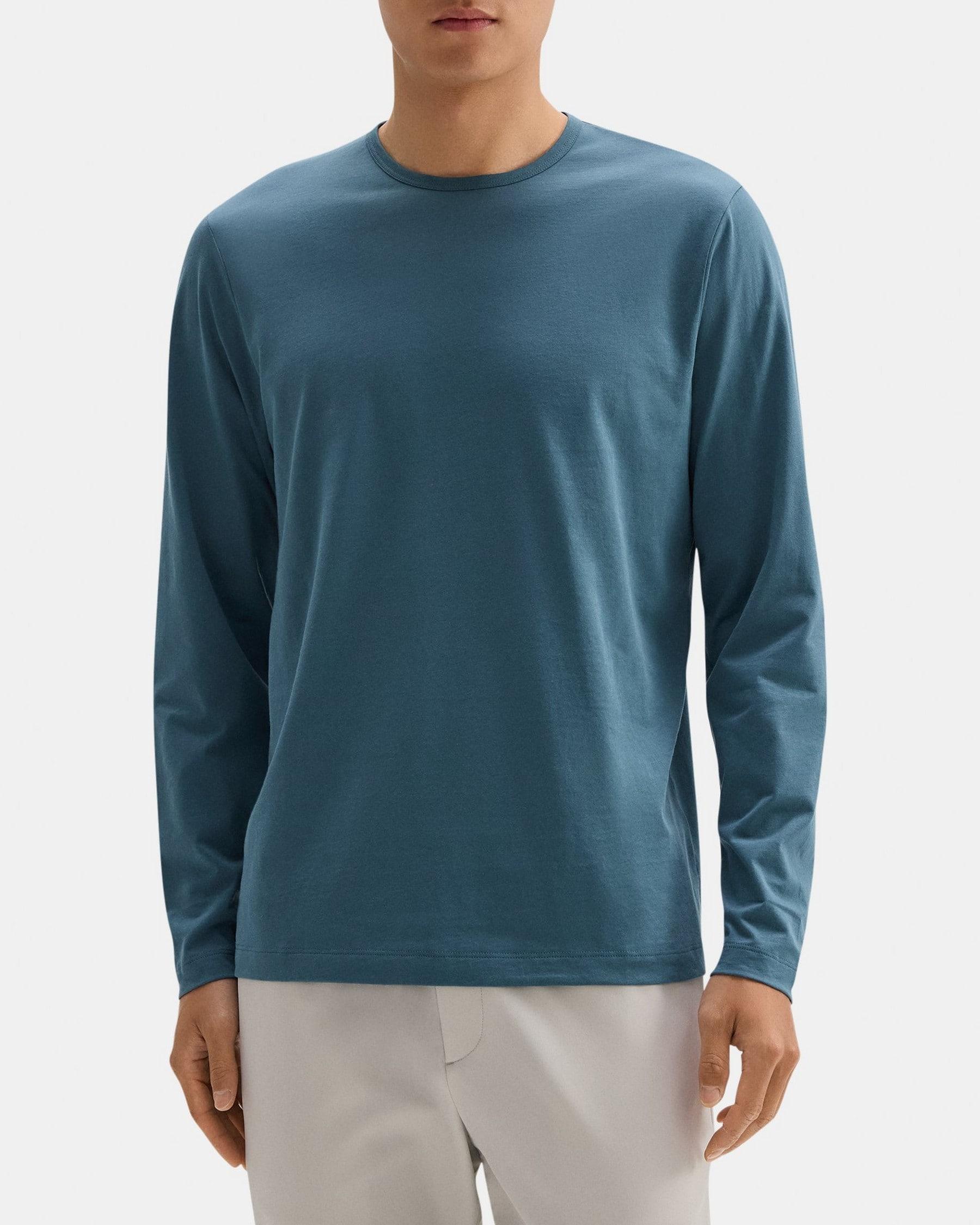 Relaxed Long-Sleeve Tee in Organic Cotton Product Image