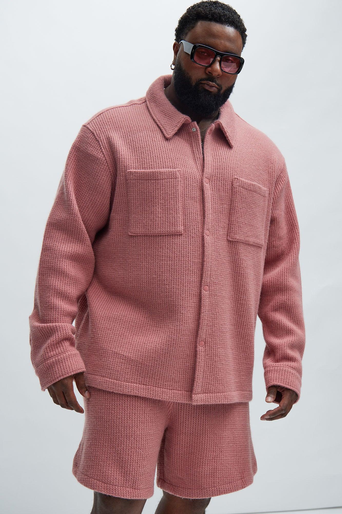 Otis Long Sleeve Shirt - Mauve Product Image