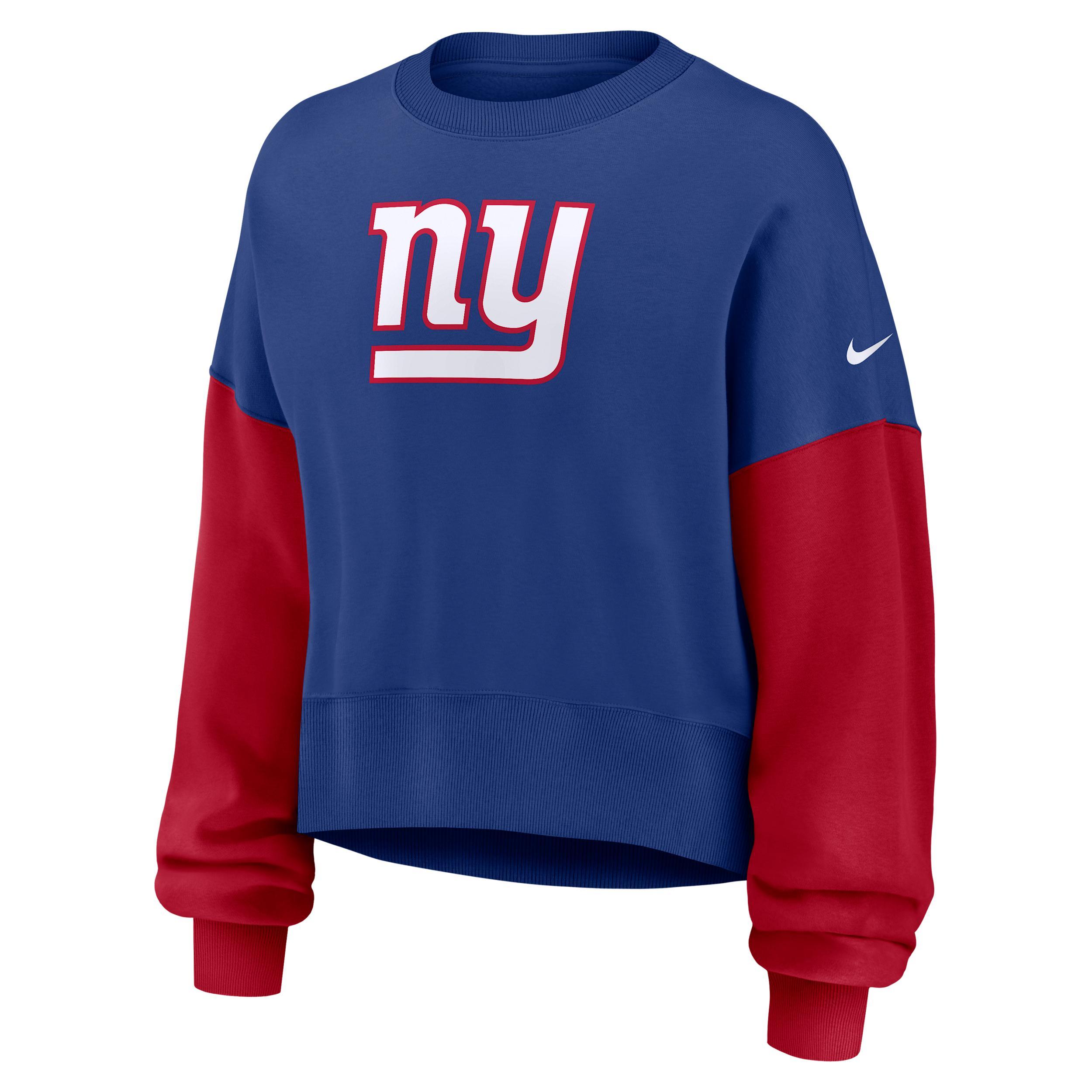 New York Giants Women's Nike NFL Pullover Crew Product Image
