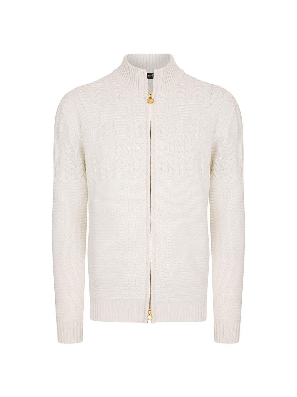 Mens Full Zip Sweater Product Image