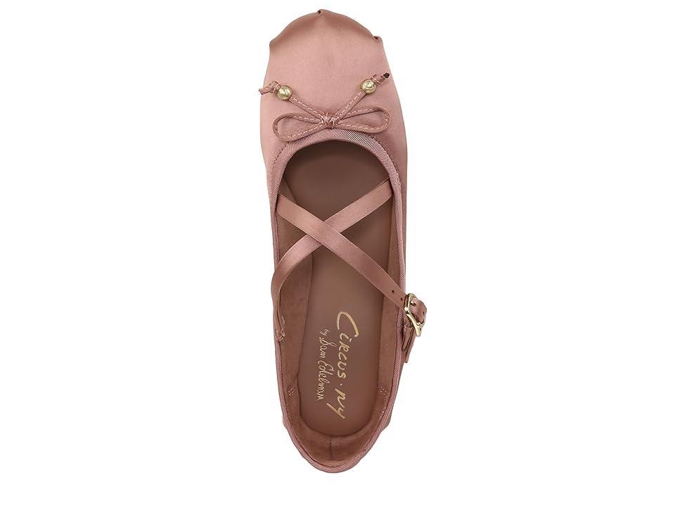 Circus NY by Sam Edelman Zuri Satin Bow Mary Jane Ballerina Flats Product Image