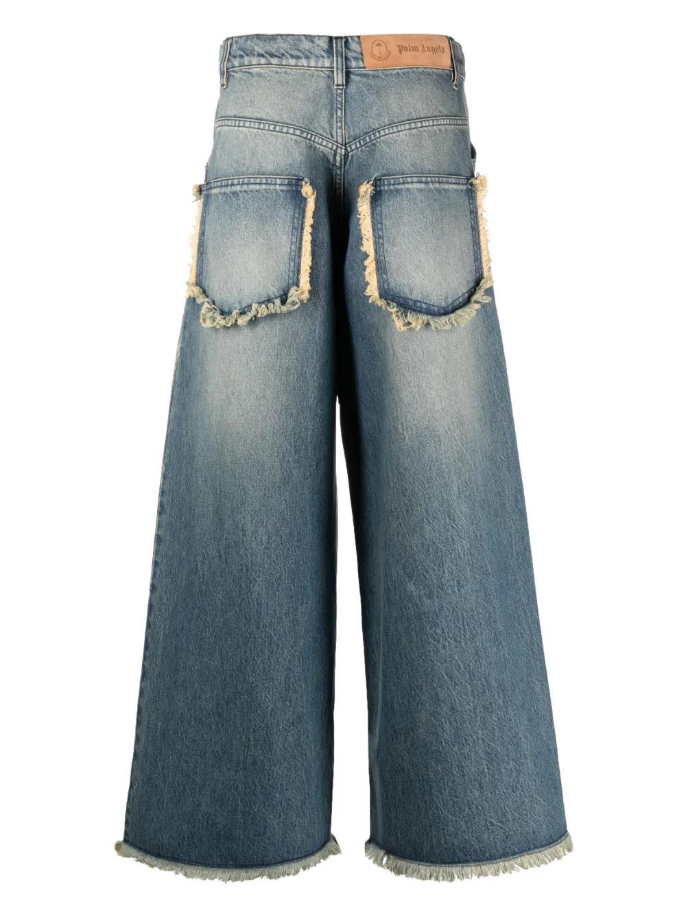 x Palm Angels raw-edge jeans Product Image