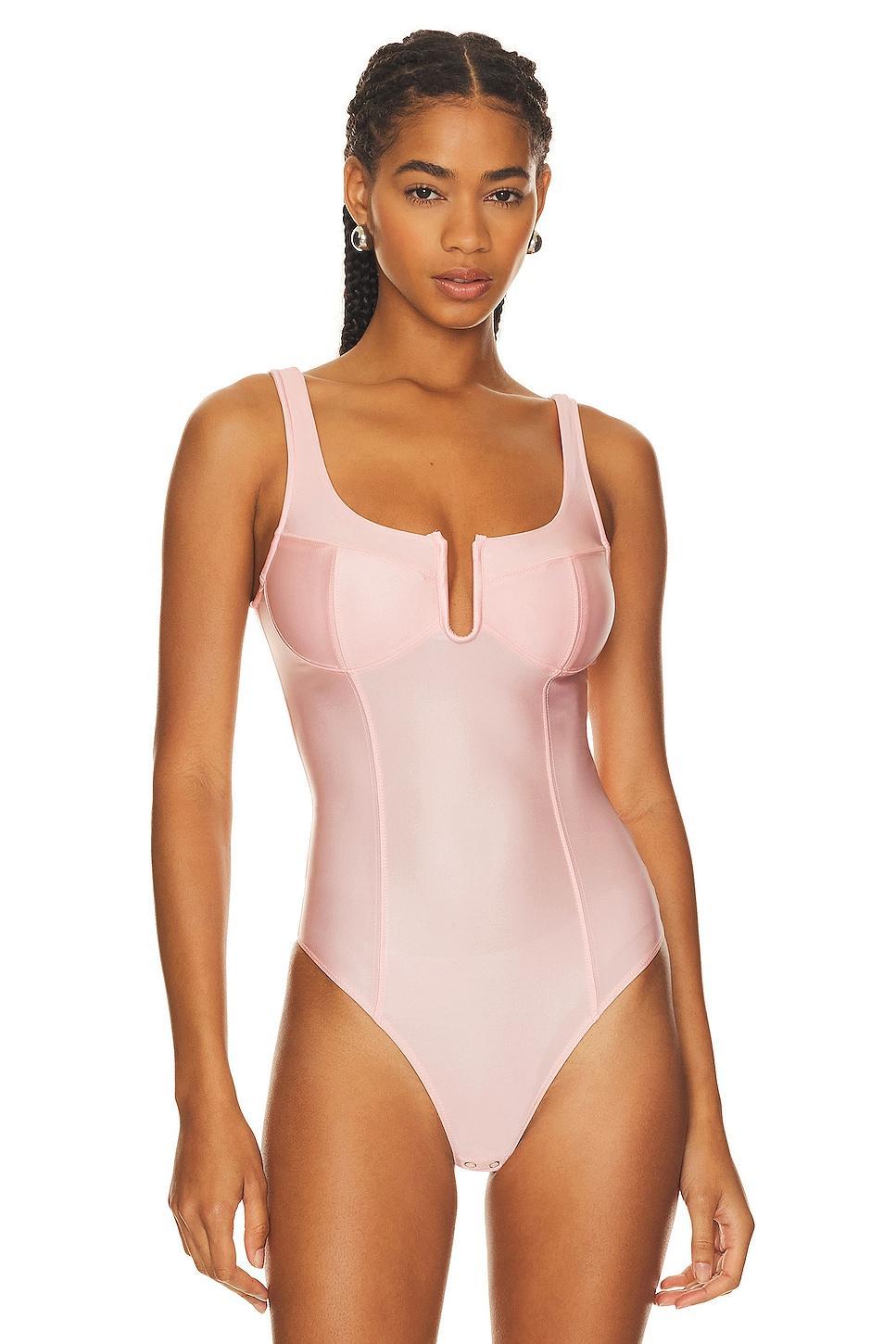 Satin U Corset Bodysuit Good American Product Image