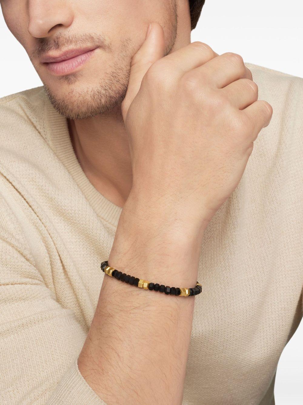 18kt yellow gold Hex Bead bracelet (6mm) Product Image