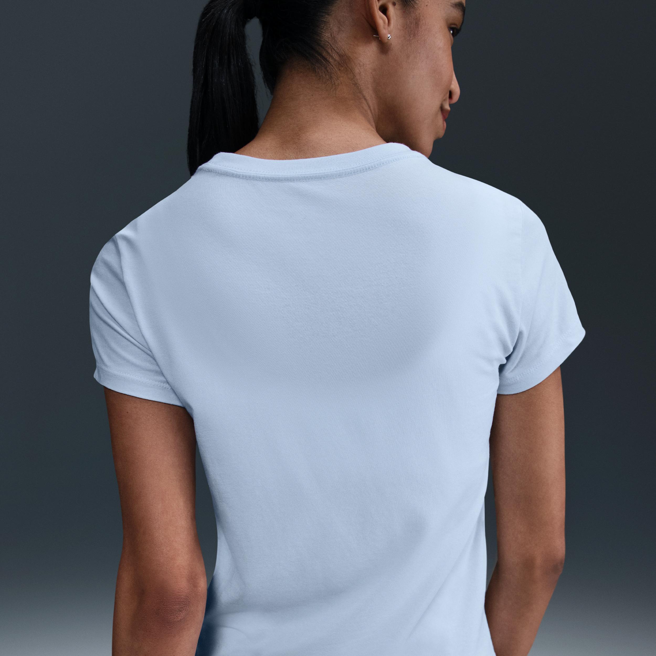 Women's Nike Sportswear Chill Knit Slim Cropped T-Shirt Product Image