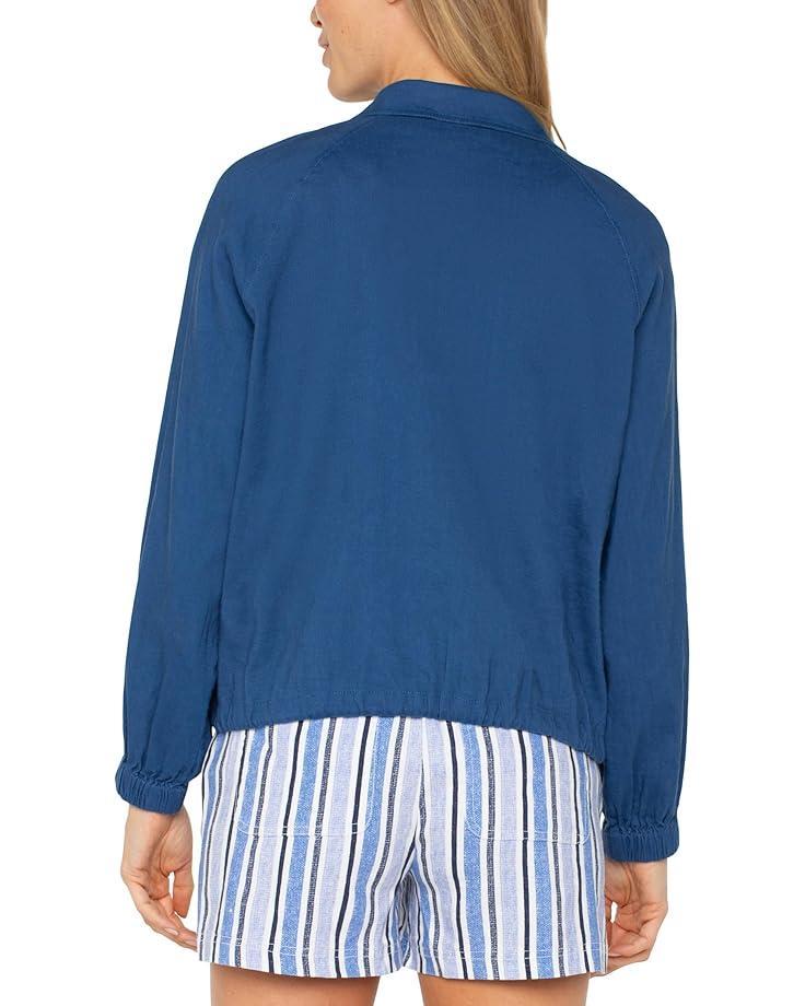 Trucket Jacket With Shirred Back Product Image