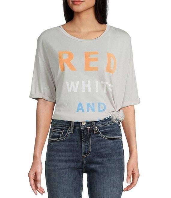 The Laundry Room Red White And Malibu Graphic T-Shirt Product Image