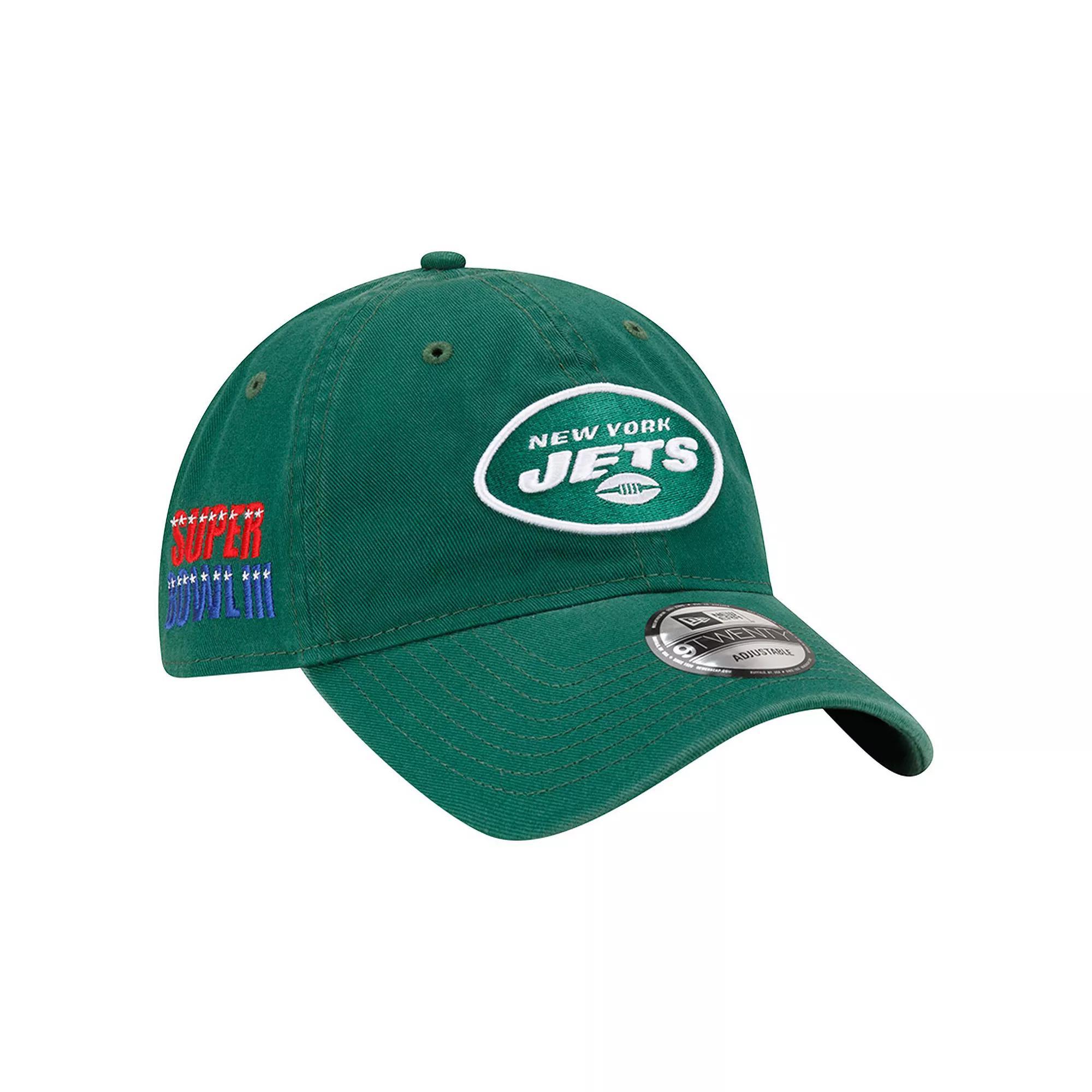Men's New Era  Green New York Jets Distinct 9TWENTY Adjustable Hat Product Image