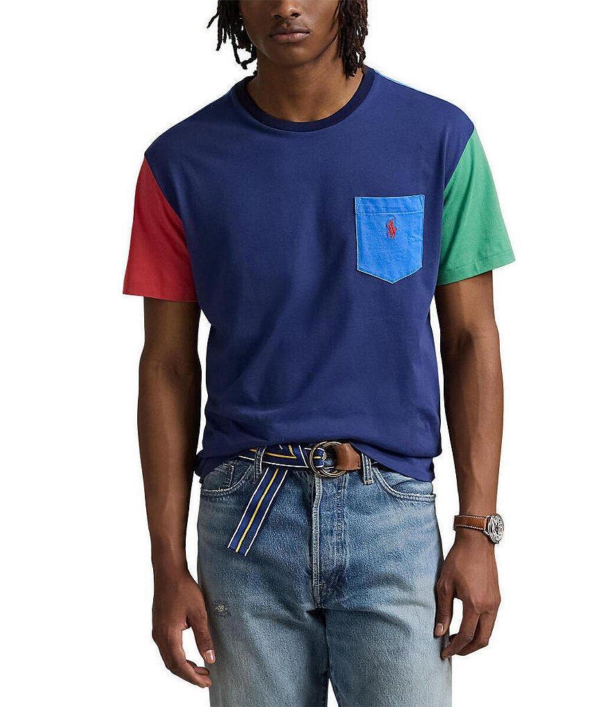 Polo Ralph Lauren Big & Tall Color Block Short Sleeve T-Shirt Product Image