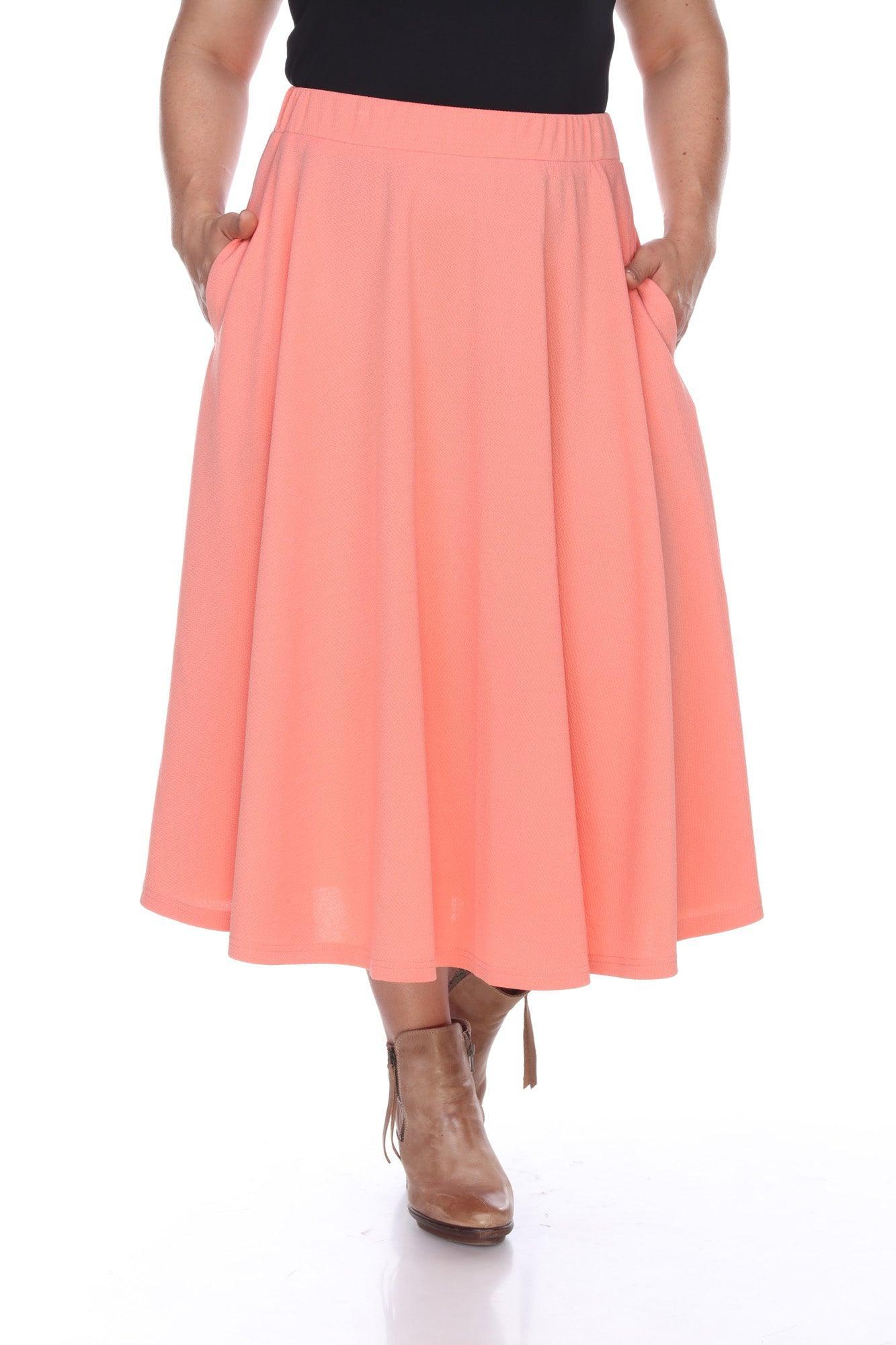 Tasmin Flare Midi Skirts - Plus Product Image