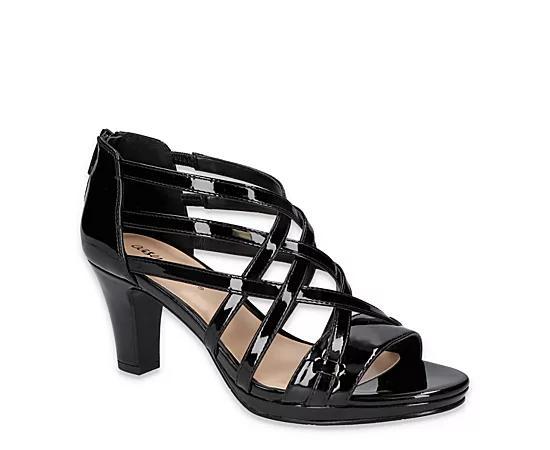 Easy Street Bee Womens Platform Sandals Grey Product Image