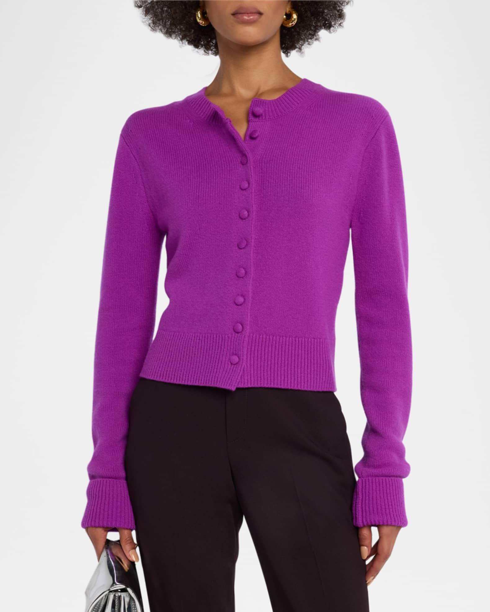 Skyler Cropped Cashmere Cardigan  Product Image