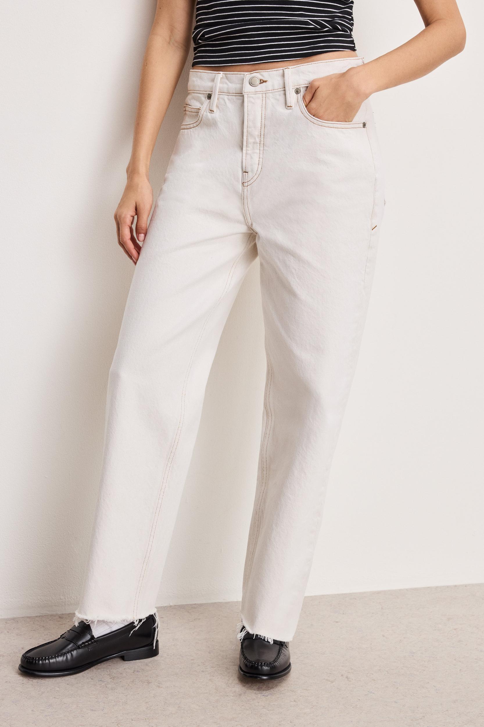GOOD STANDARD STRAIGHT JEANS | PEARL001 Product Image
