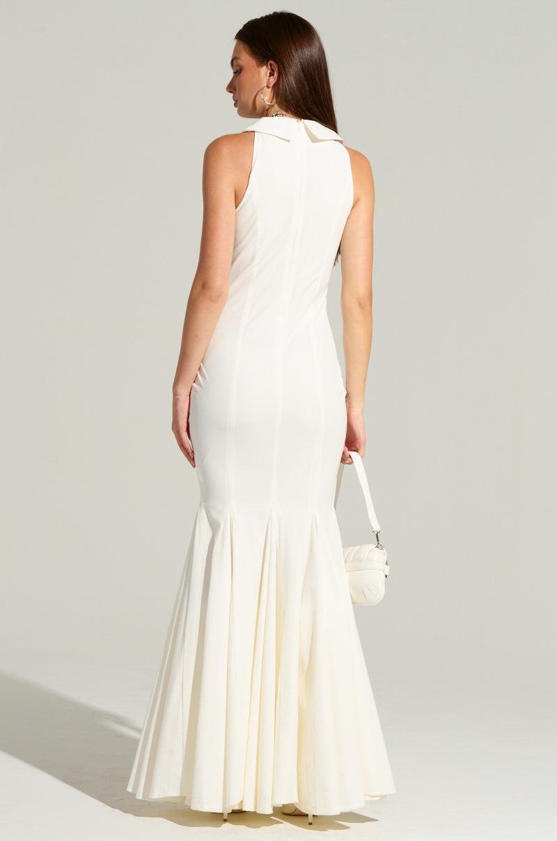 STRICTLY BUSINESS BUTTON UP MAXI DRESS Product Image