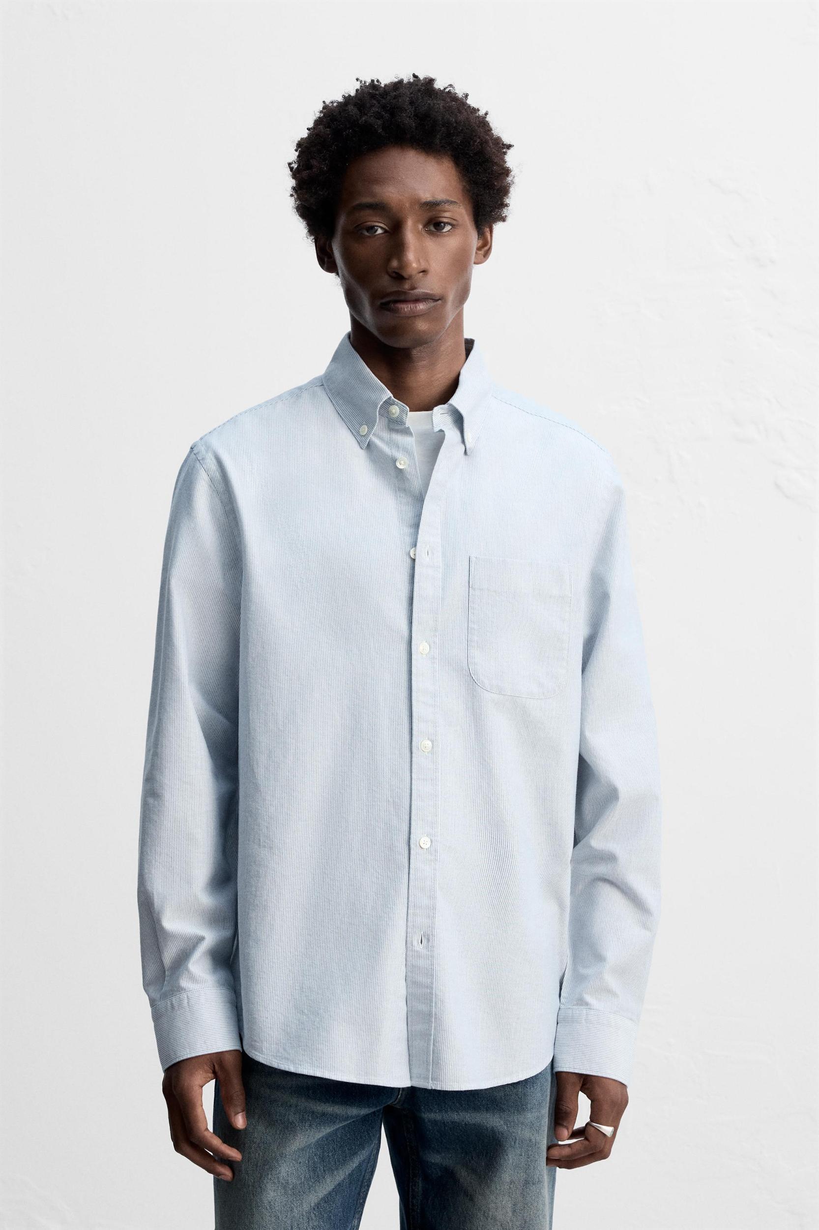 STRIPED OXFORD SHIRT Product Image