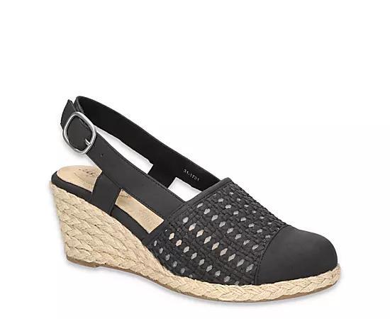 Easy Street Taffy Womens Slingback Espadrille Wedges Product Image