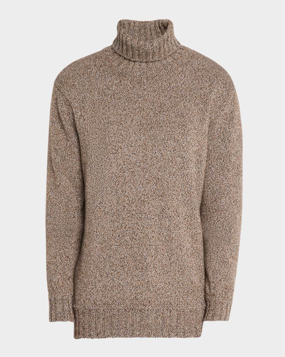 Mens Mouline Oasi Cashmere Turtleneck Sweater Product Image