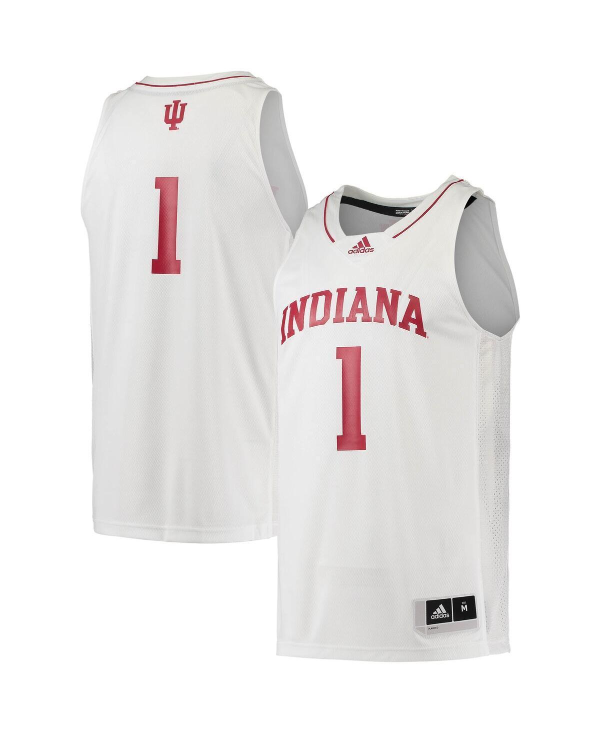 Men's adidas #1 Crimson Indiana Hoosiers Team Swingman Basketball Jersey, Size: XL, Red Product Image