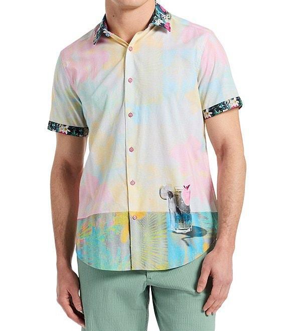 Robert Graham Haze Short Sleeve Woven Shirt Product Image