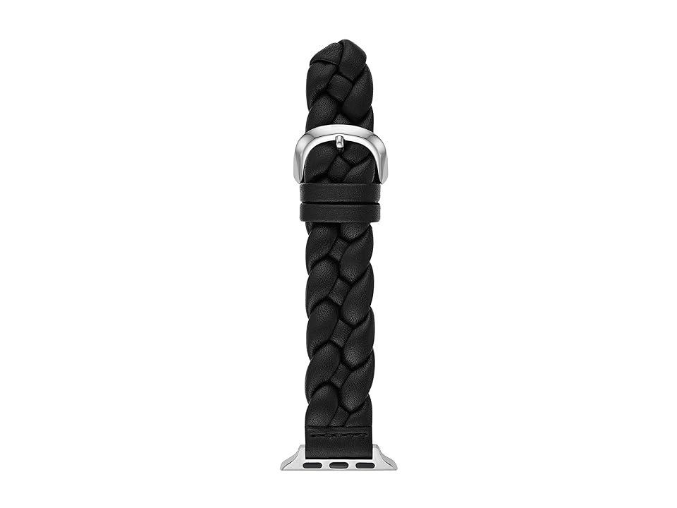 kate spade new york Womens Black Leather 384041mm Strap for Apple Watch Product Image