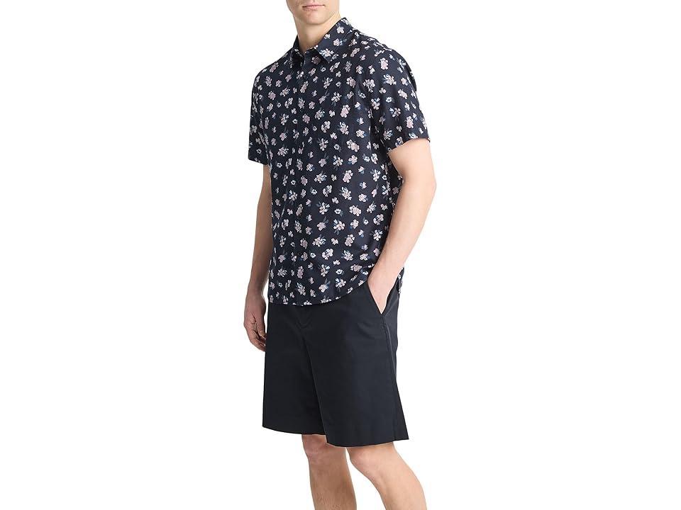 Mens Mini Bouquet Floral Cotton-Blend Shirt Product Image