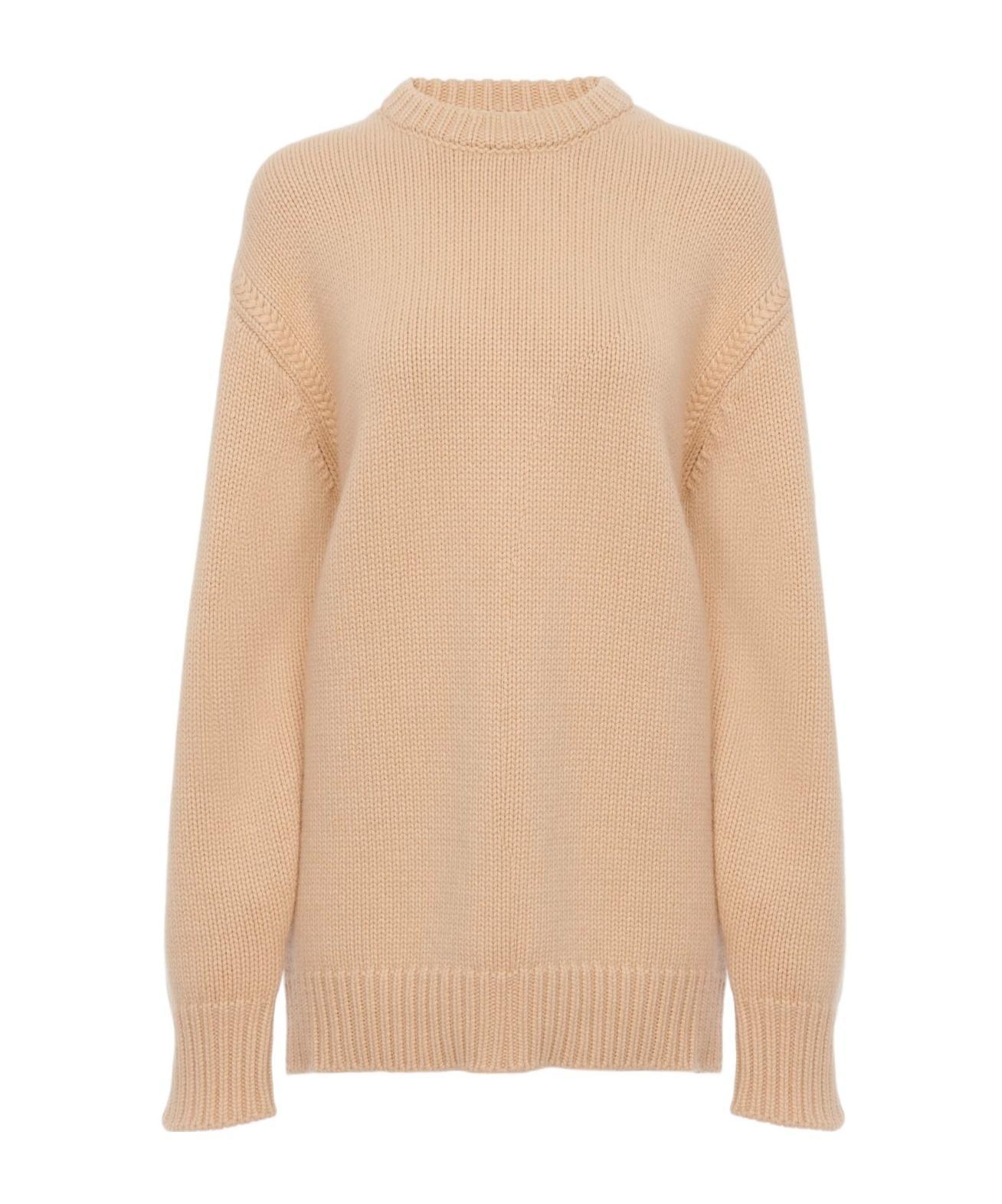 CHLOÉ Pull Oversize En Cachemire Et Coton Femme Rose Taille Xs 100% Coton In Pink Product Image