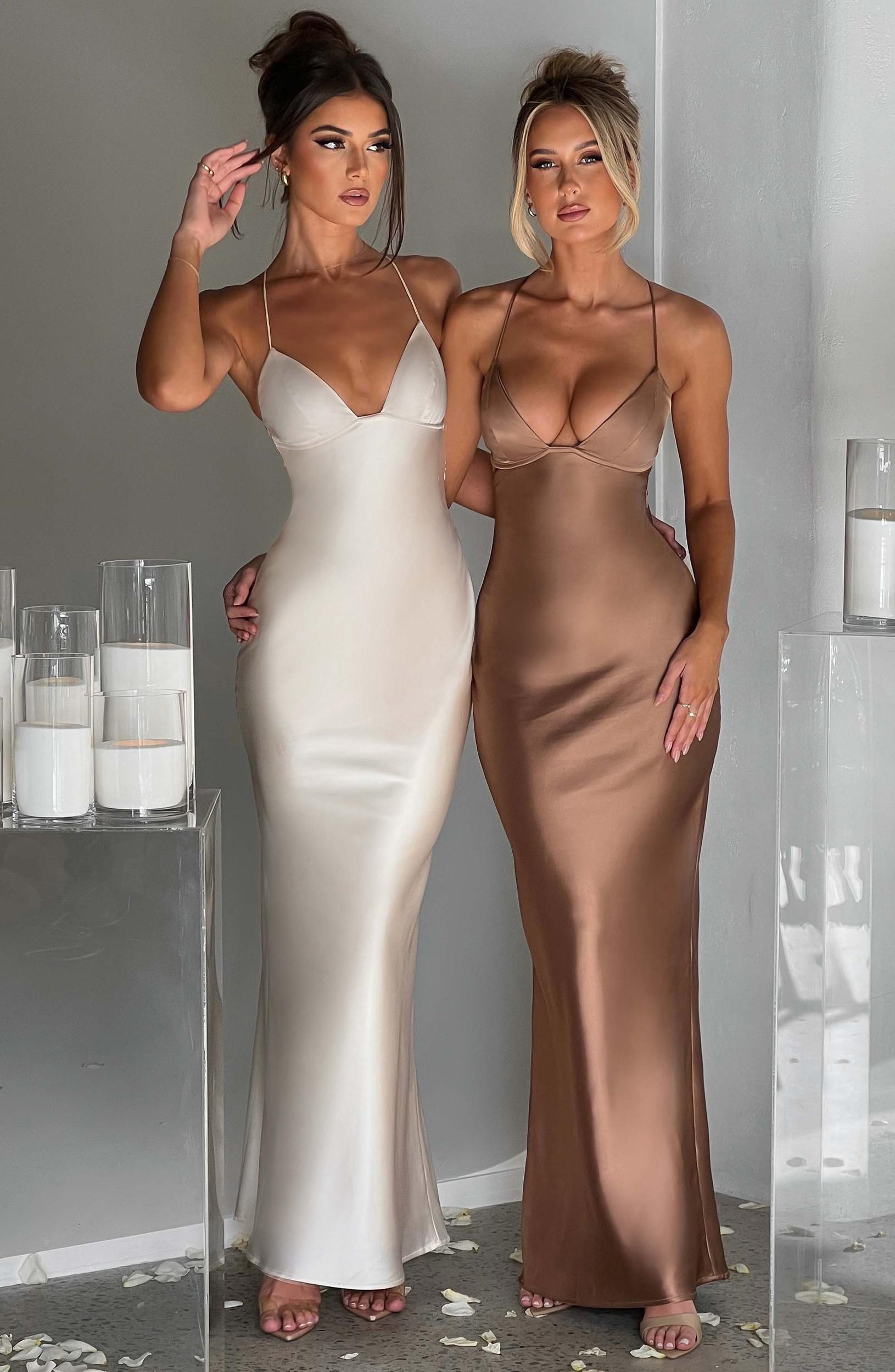 Fenty Maxi Dress - Chocolate Product Image