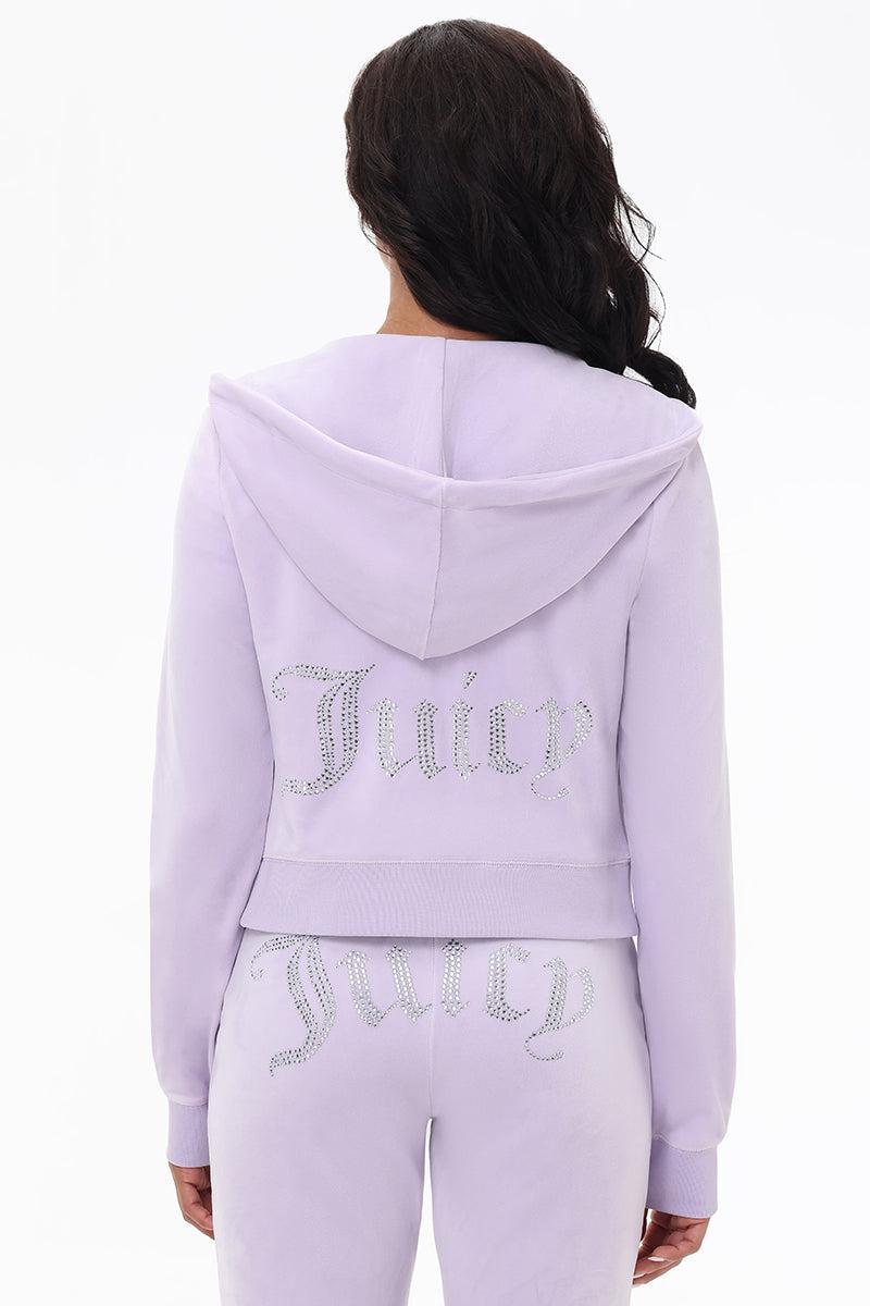 OG Big Bling Velour Hoodie Product Image