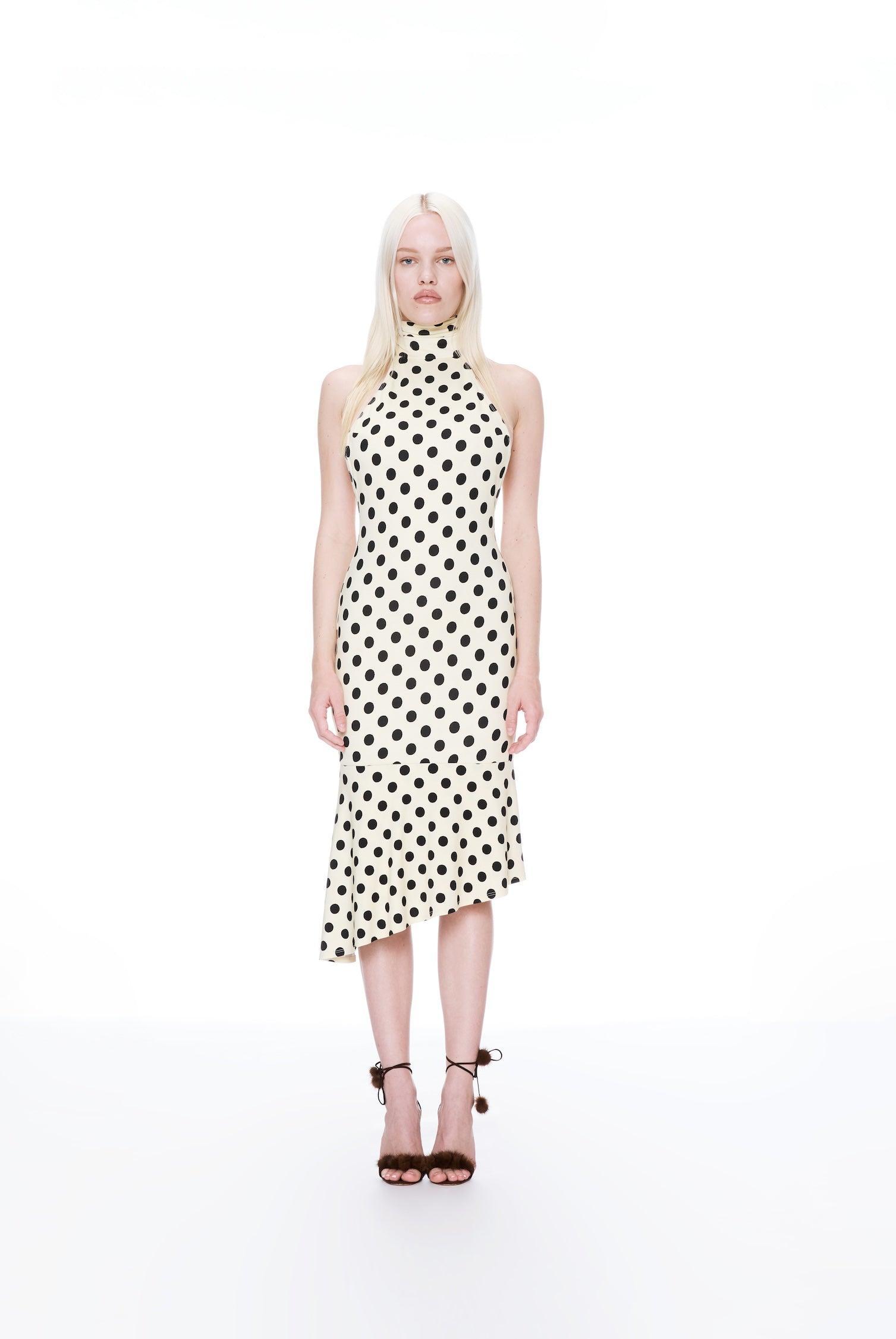 KARINA DRESS - BUTTER POLKA DOT Product Image
