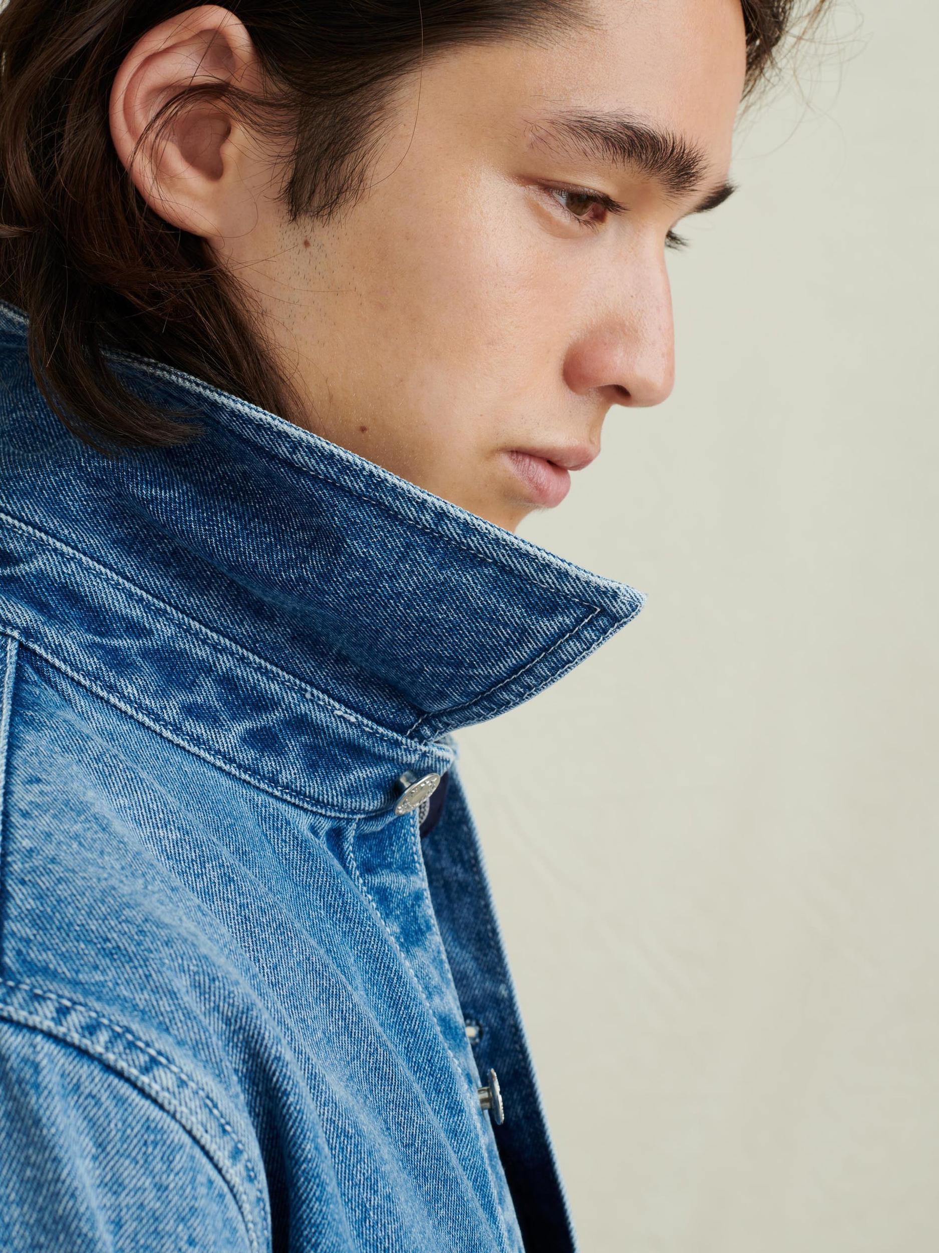 Work Jacket in Vintage Wash Denim Product Image