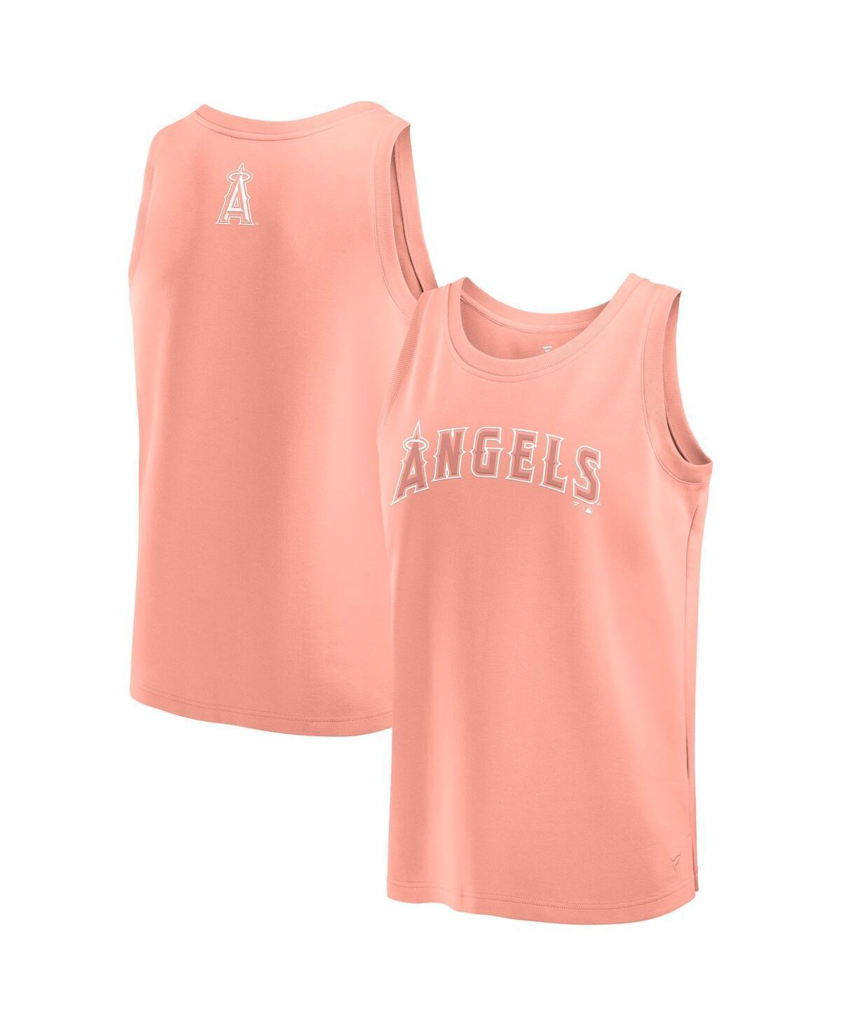 Men's Fanatics Coral Los Angeles Angels Elements Tank Top, Size: Large, Pink O Product Image