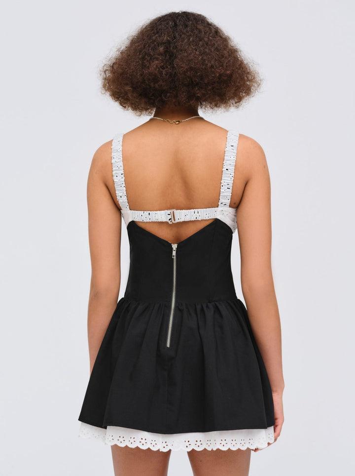 Minette Mini Dress — Black Product Image