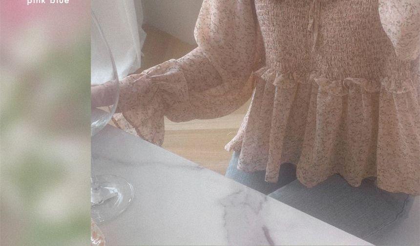 Floral Chiffon Blouse Product Image