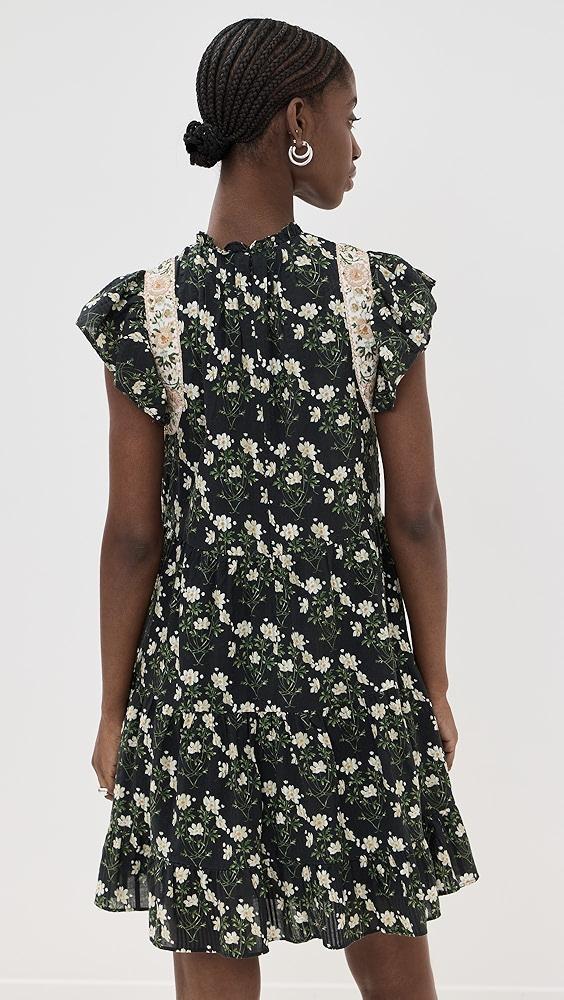 Sea Elizabeth Print Mini Flutter Sleeve Dress | Shopbop Product Image