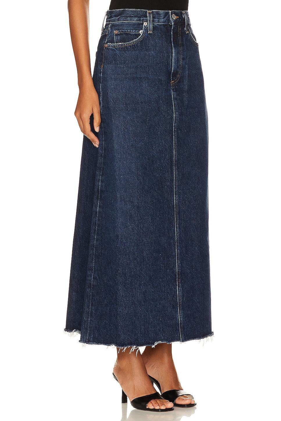 Hilla Long Line Skirt AGOLDE Product Image