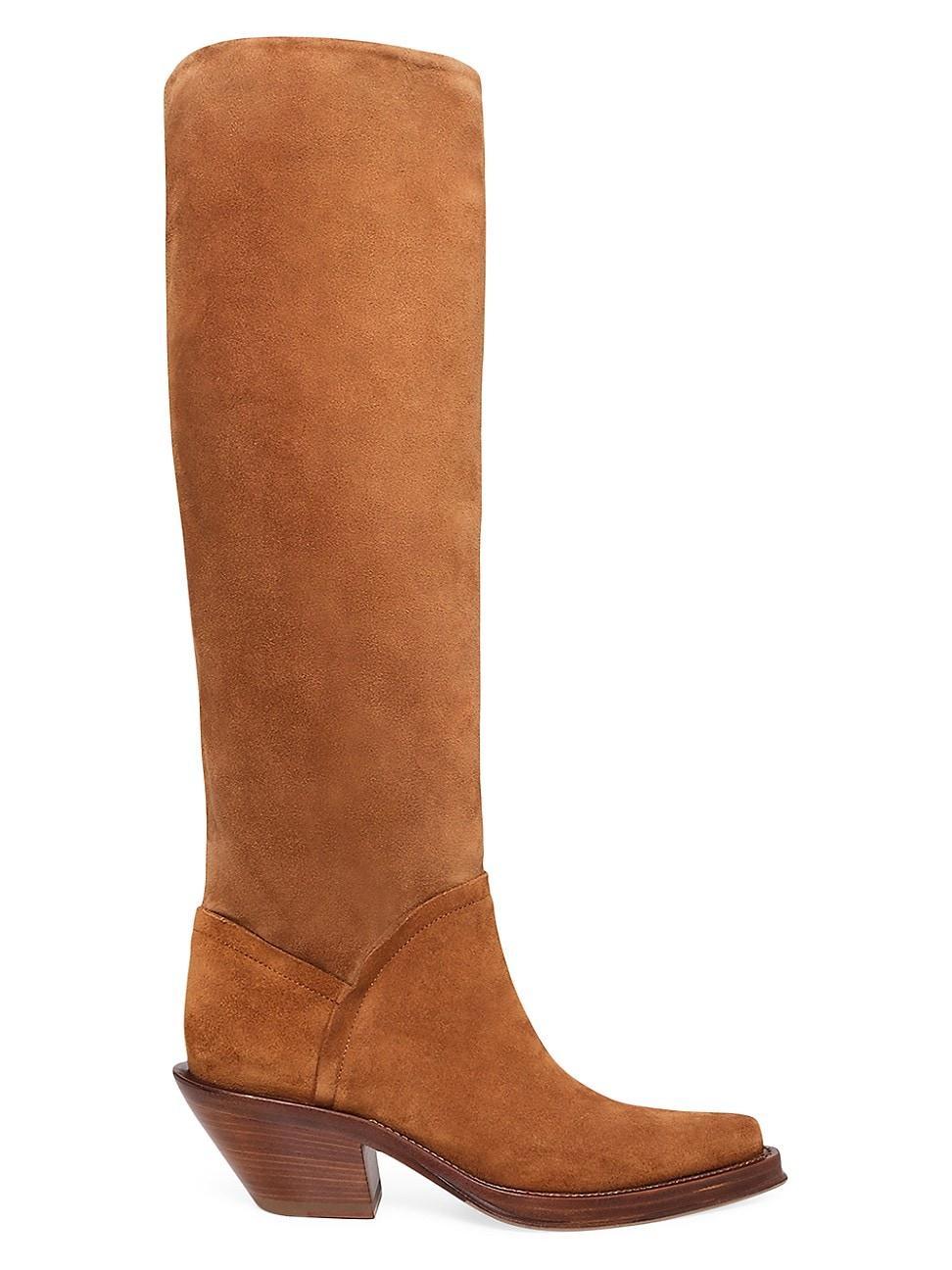 Womens Camero 50MM Suede Knee-High Boots Product Image