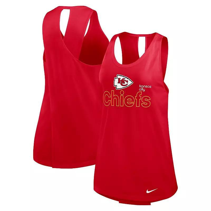 Womens Nike Kansas City Chiefs Crossback Performance Tank Top Product Image
