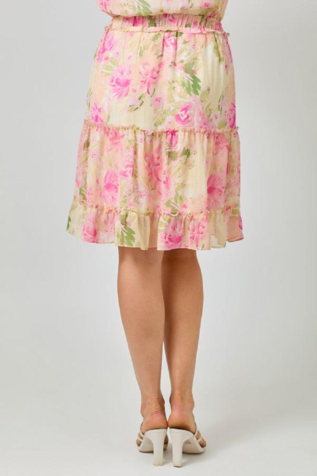 TIERED CHIFFON SKIRT Product Image